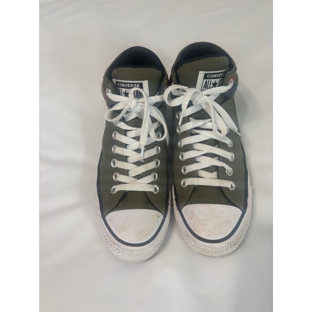 Converse Chuck Taylor All Star High Street Mid, Surplus/Olive Green with camo